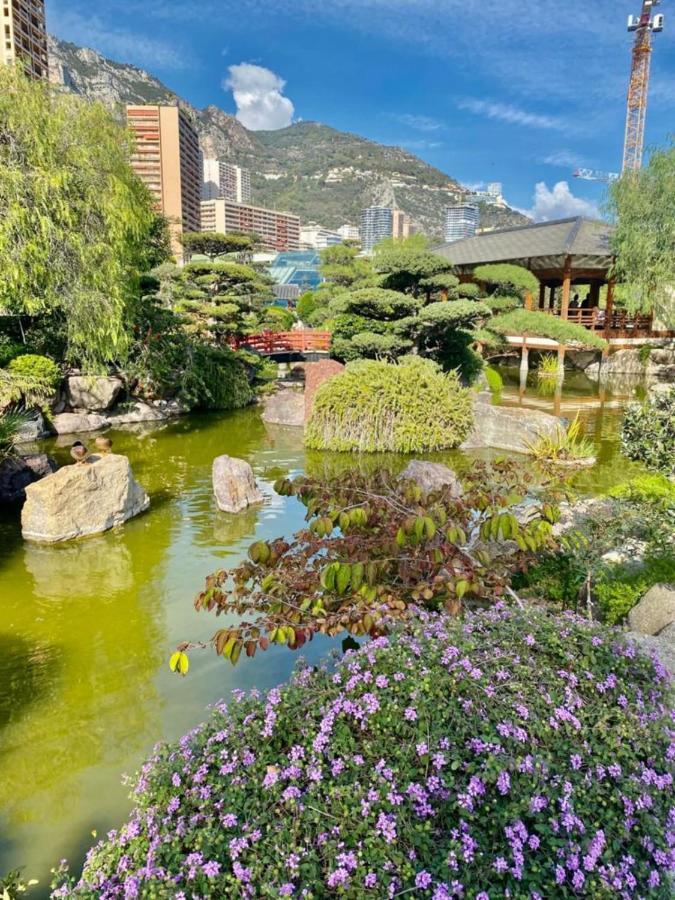 Luxurious Flat At 5 Min By Walk To Monaco, Free Parking And Sea View Apartment Beausoleil Luaran gambar