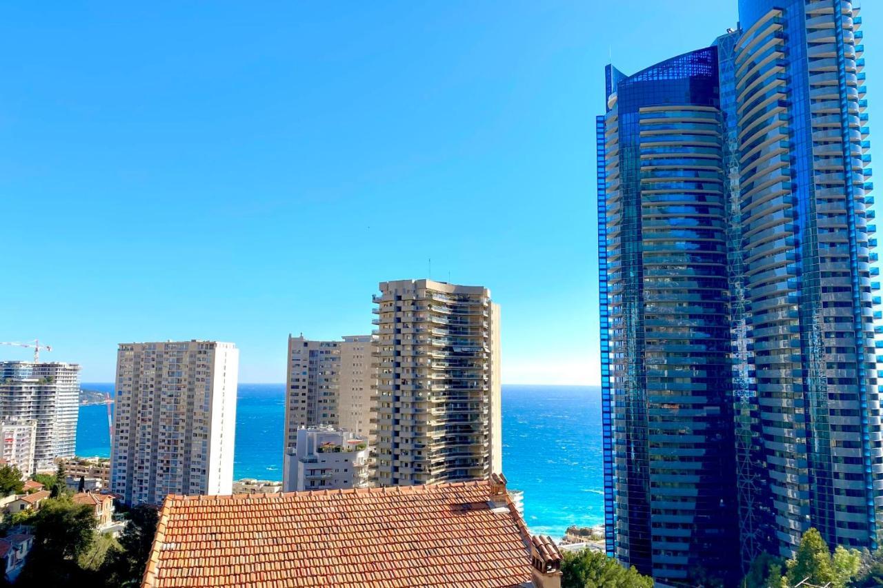 Luxurious Flat At 5 Min By Walk To Monaco, Free Parking And Sea View Apartment Beausoleil Luaran gambar
